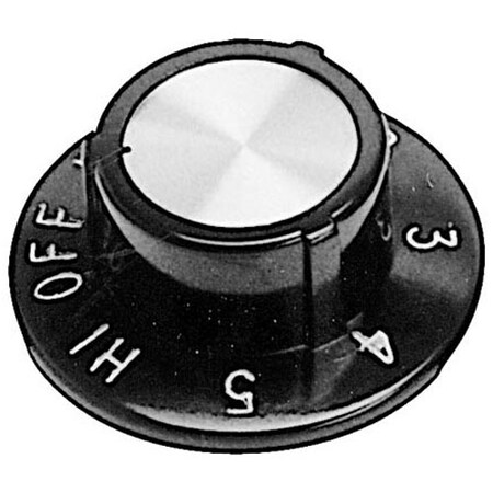 Star Manufacturing Dial 2-1/2 D, Off-Lo-1-5-Hi 2R9781